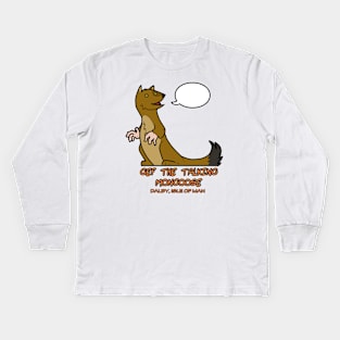 Compendium of Arcane Beasts and Critters - Gef the Talking Mongoose Kids Long Sleeve T-Shirt